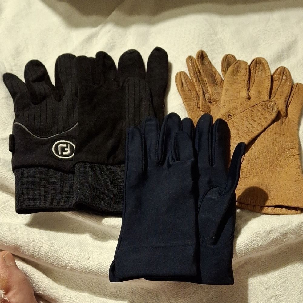 FootJoy Black and Blue Full-Fingered Gloves